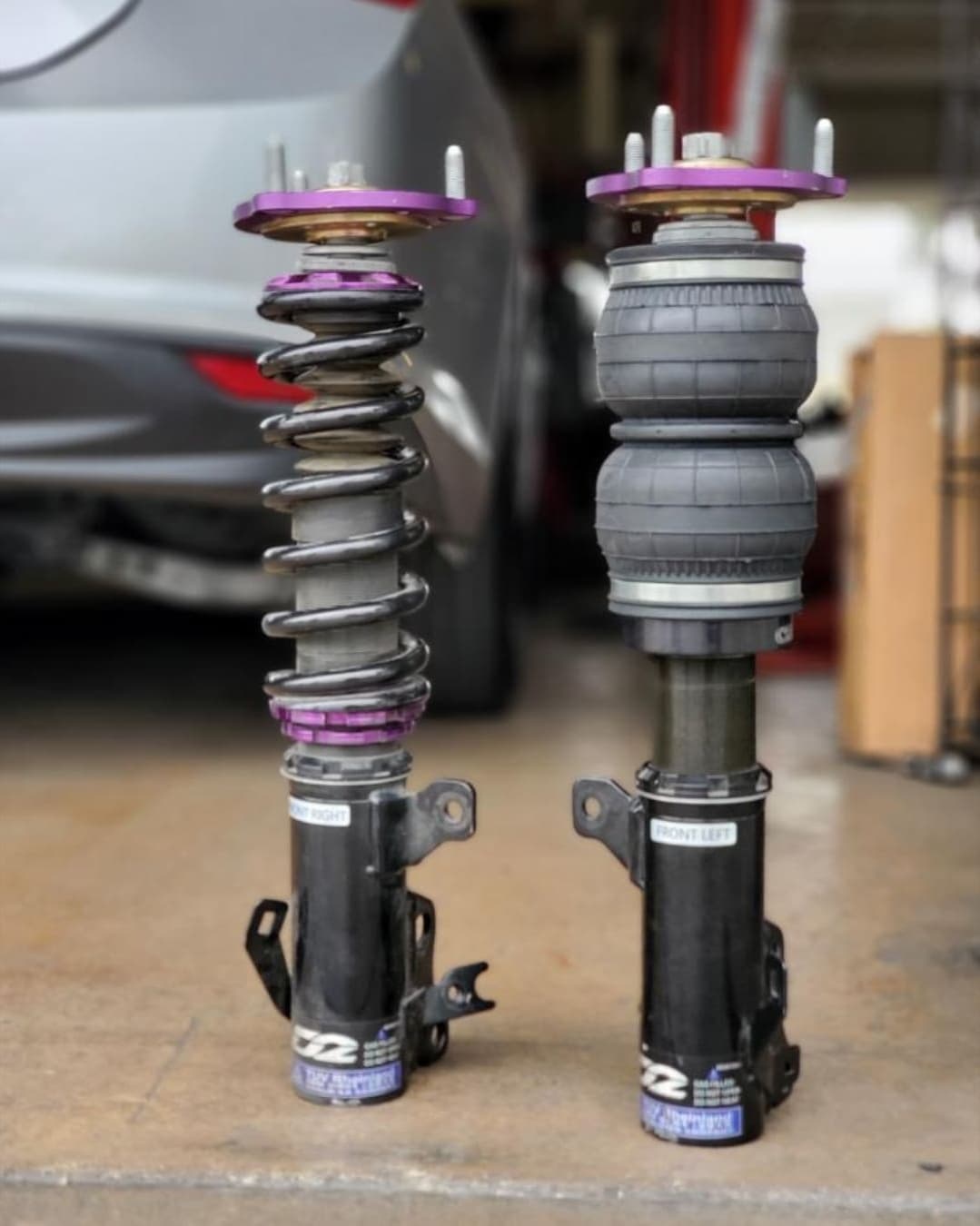 Coilover to Airstrut conversion kit. (Bag over coilover) – C2B suspension